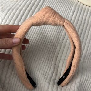 Lele Sadoughi Peach Textured Headband